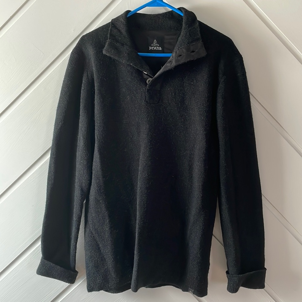 Prana Wool v neck style sweater